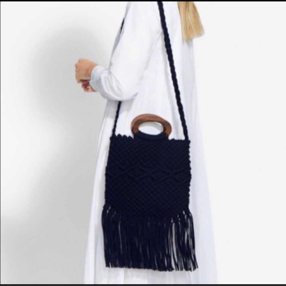 Danielle Nicole Macrame Handbag - image 2